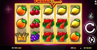 Fruits Royale: Interfaccia