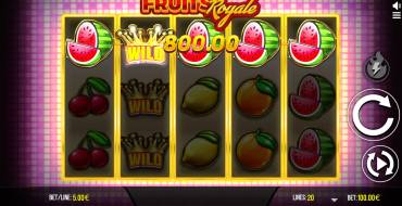 Fruits Royale: Dispositivo