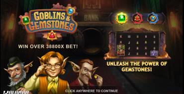 Goblins and Gemstones: Slot machine