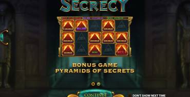 Gods of Secrecy: Giochi bonus