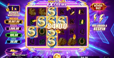 Gold Blitz Extreme: Vincite