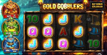 Gold Gobblers: Vincite