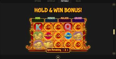 Golden Dragon Inferno: Giochi bonus