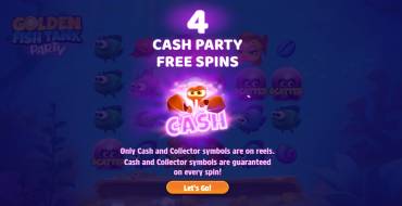 Golden Fish Tank Party: Giri gratis e/o respin