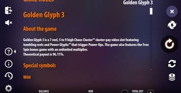 Golden Glyph 3: Regole