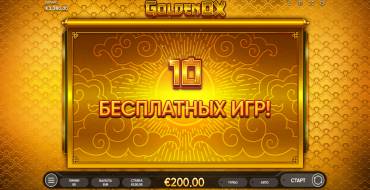 Golden Ox: Giri gratis e/o respin