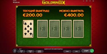 Golden Ox: Gioco del rischio