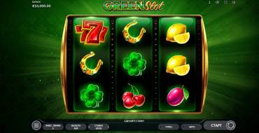 Green Slot: Slot machine