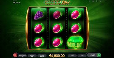 Green Slot: Vincite