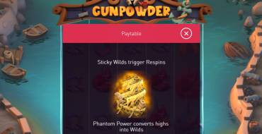 Gunpowder: Tabella dei pagamenti