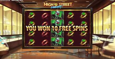 High Street Heist: Giri gratis e/o respin