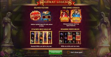 Highway Legends: Caratteristiche uniche