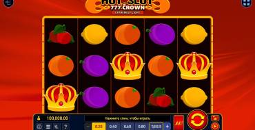 Hot Slot: 777 Crown Extremely Light: Slot machine