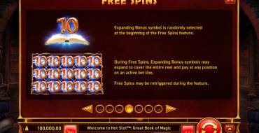 Hot Slot: Great Book of Magic: Giri gratis e/o respin