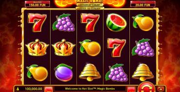 Hot Slot: Magic Bombs: Slot machine