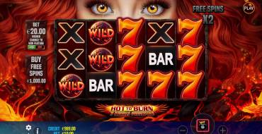 Hot to Burn – 7 Deadly Free Spins: Caratteristiche speciali