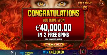 Hot to Burn – 7 Deadly Free Spins: Giri gratis