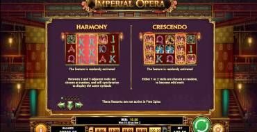 Imperial Opera: Giochi bonus