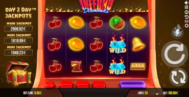 Inferno Diamonds: Slot machine