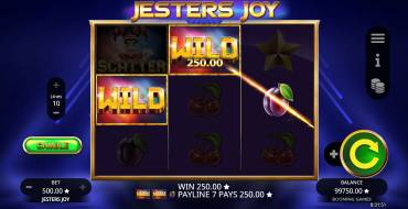 Jesters Joy: Vincite