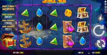 Jewel Sea Pirate Riches: Interfaccia