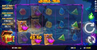 Jewel Sea Pirate Riches: Linee attive