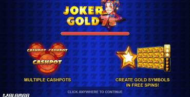 Joker Gold 7s: Caratteristiche uniche