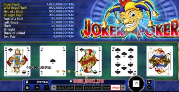 Joker Poker: Vincite