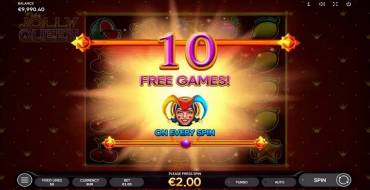 Jolly Queen: Giri gratis e/o respin