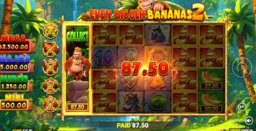 King Kong Cash Even Bigger Bananas 2: Vincite