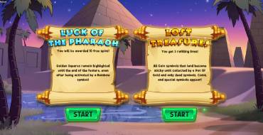 Le Pharaoh: Giochi bonus