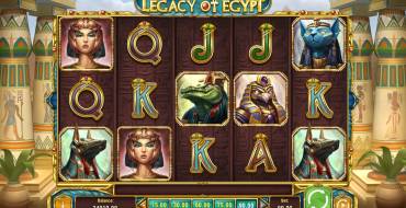 Legacy of Egypt: Interfaccia