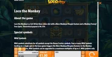 Loco the Monkey: Regole