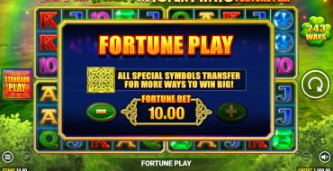 Luck O` The Irish: Mystery Ways Fortune Play: Caratteristiche uniche