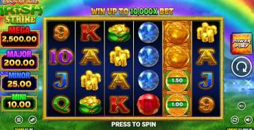 Luck O` The Irish Strike: Slot machine