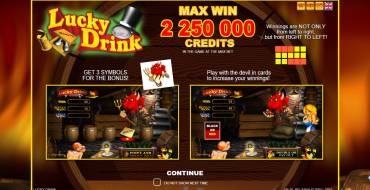 Lucky Drink: Caratteristiche uniche