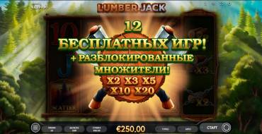 Lumber Jack: Giri gratis e/o respin