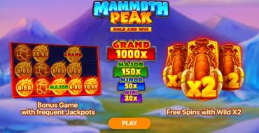 Mammoth Peak: Hold and Win: Caratteristiche uniche