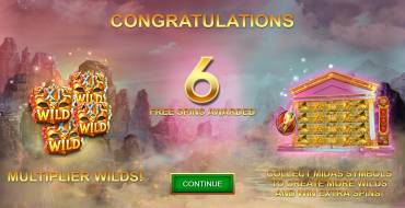 Midas Treasure: Giri gratis e/o respin