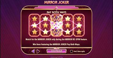 Mirror Joker: Caratteristiche uniche