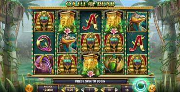 Oasis of Dead: Slot machine