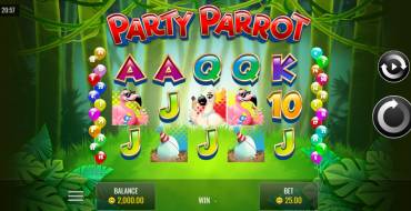 Party Parrot: Interfaccia