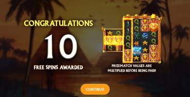 Pharaoh’s Dynasty PrizeMatch: Giri gratis e/o respin