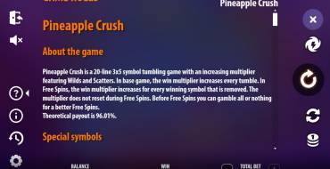 Pineapple Crush: Regole