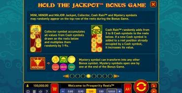 Prosperity Reels: Giochi bonus