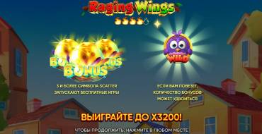 Raging Wings: Slot machine