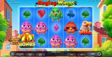 Raging Wings: Interfaccia