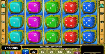 Rainbow Dice: Slot machine