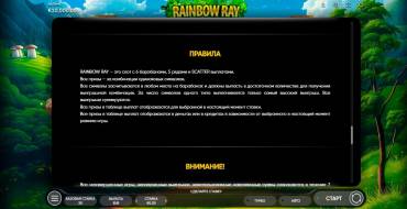 Rainbow Ray: Regole