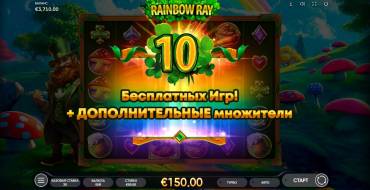 Rainbow Ray: Freespins e/o re-spins